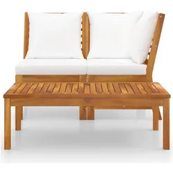 vidaXL, Gartenbank, Caburon (2-Sitzer mit linker Armlehne)