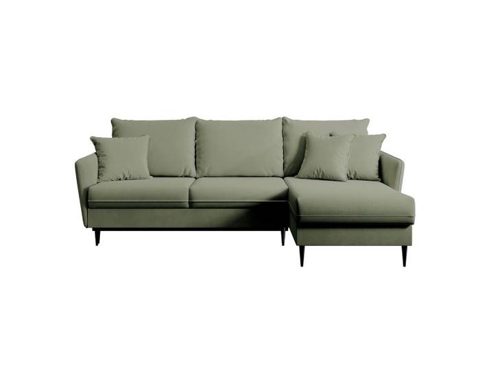ECKSOFA Volio Salbeigrün Samt