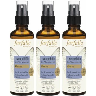 Farfalla Bio-Pflanzenwasser Lavendelblü Spr 75 ml x3 3x75 Spray