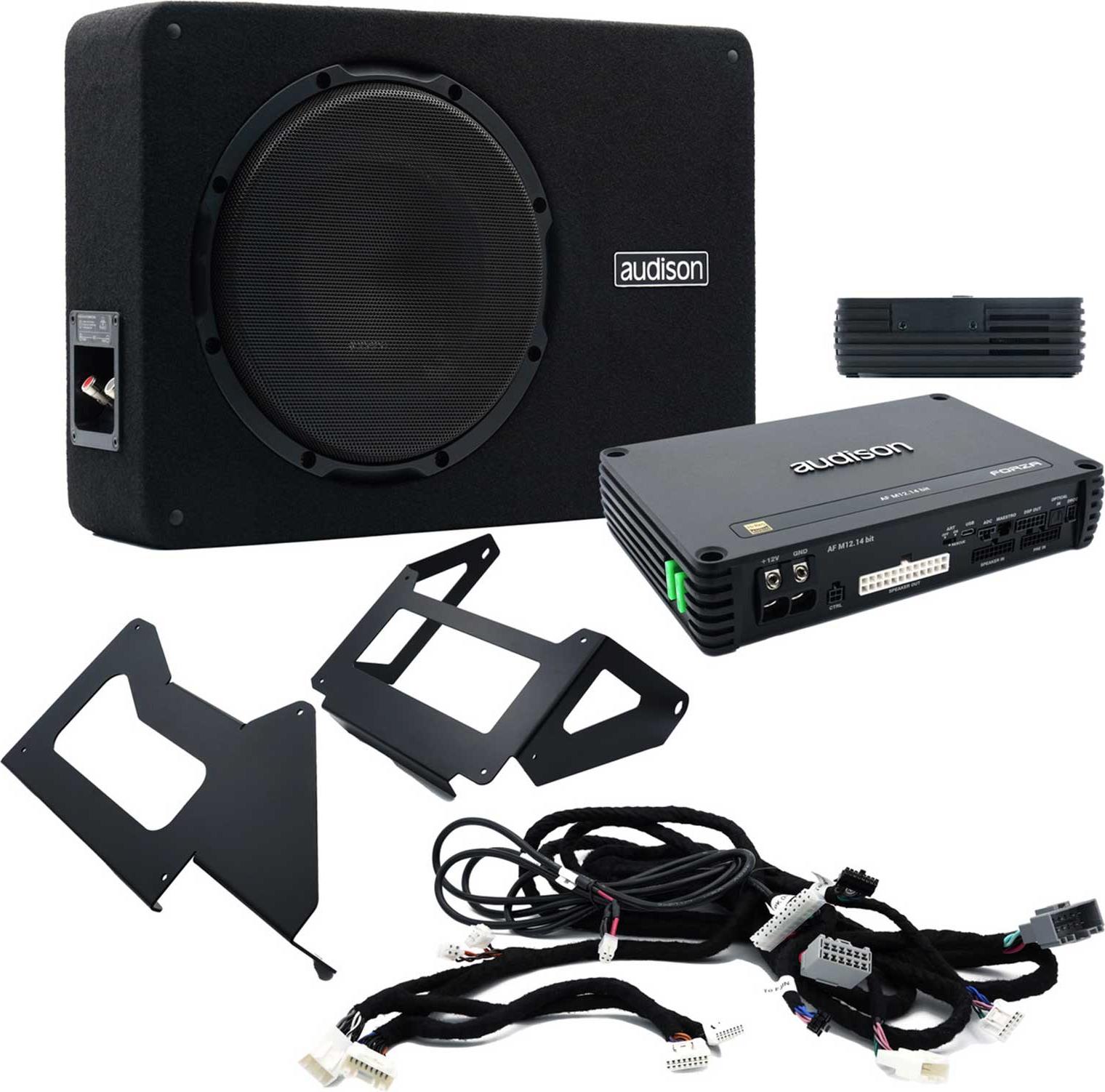 Audison AF TSL 3YB AMPSB KIT DSP, Subwoofer-Upgrade Kit Tesla
