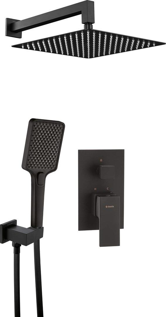 Concealed shower set