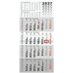 rido 4-Monats-Wandplaner »2027« schwarz, 30x65 cm