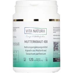 Mutterkraut 400 mg Vegi-Kapseln 120 ST