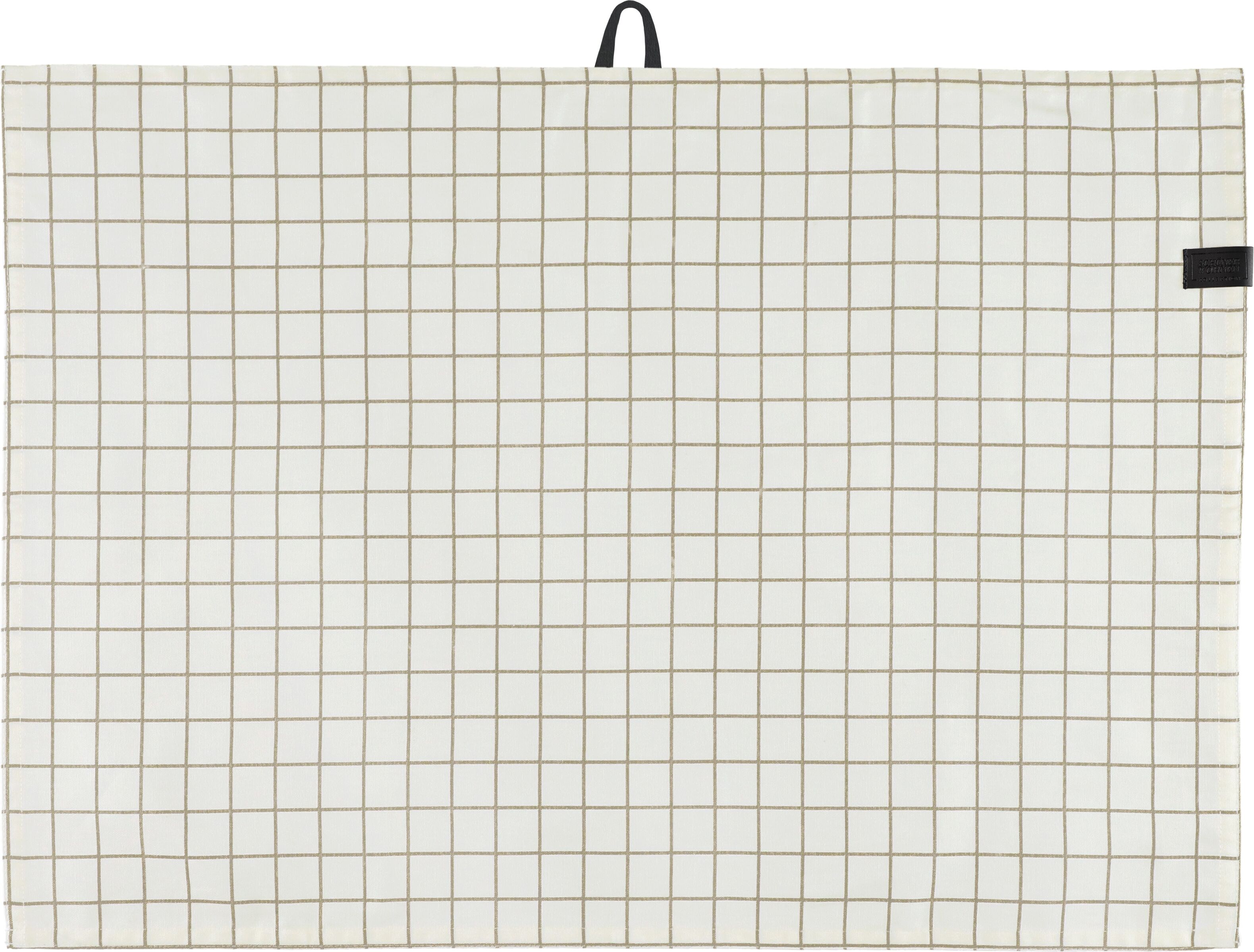 Geschirrtuch "Duo", sand, B:50cm L:70cm, SCHÖNER WOHNEN-KOLLEKTION, Geschirrtücher, Geschirrtuch, Geschirrtuch im Doppelpack sand 2, Baumwolle