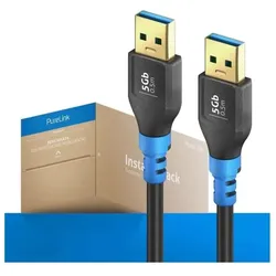 Purelink FlexInstall USB-A auf USB-A Kabel USB 3.0 5Gbps 0.50m - Installer Pack 60 stk. (0.50 m, USB 3.2 Gen 1, 15 W), USB Kabel