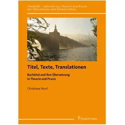 Titel, Texte, Translationen, Fachbücher von Christiane Nord
