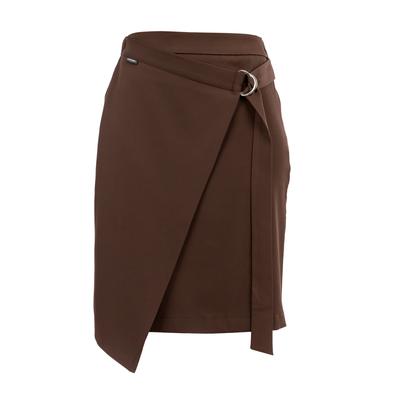 Wickelrock SURI FREY "Wickelrock SFY Freyday", Damen, Gr. S, braun (barolo 629), Obermaterial: 97% Polyester PES. 3% Elasthan EL., Röcke Wickelrock