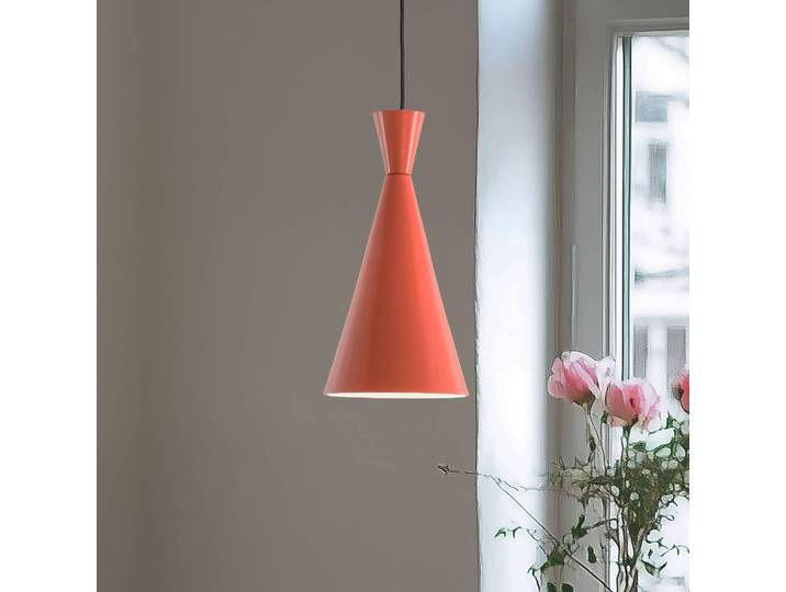 Hängeleuchte Tom Opviq, dimmbar, gelb / orange, für Wohn- / Esszimmer, Metall, Junges Wohnen