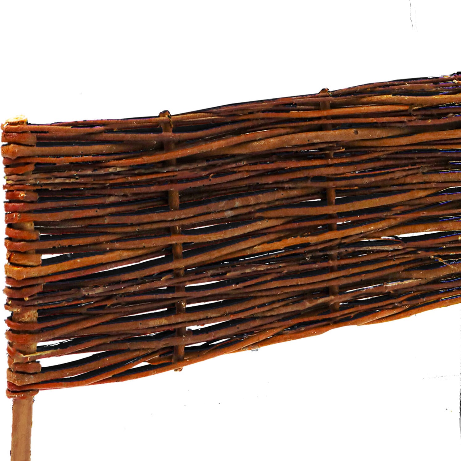 Set van 5 gevlochten gazonranden, 100 x 30 cm