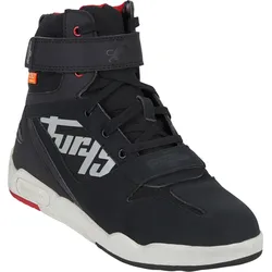 Furygan Get Down, Schuhe wasserdicht - Schwarz/Weiß/Rot - 44 EU