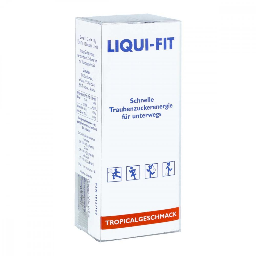 h&h DiabetesCare GmbH Liqui Fit flüssige Zuckerlösung Tropical Beutel 10627160