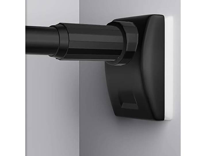 xcfhRTdxf Kleiderstange, Kleiderstange for Aufhängen von Kleiderschränken, einziehbar, robust(Black,190-260cm(74.8 - 102 ))
