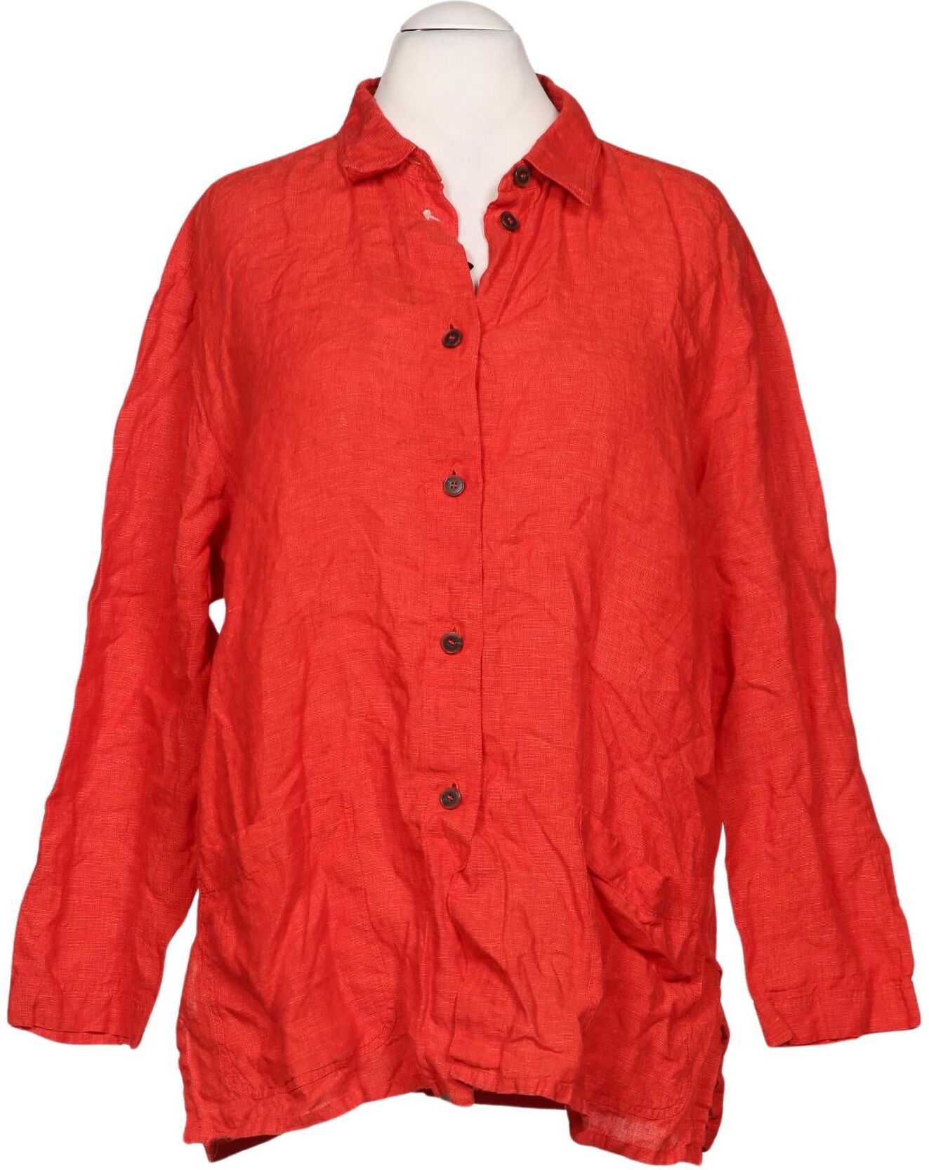 Escada Sport Damen Bluse, Rot, Gr. L, Leinen - Second Hand