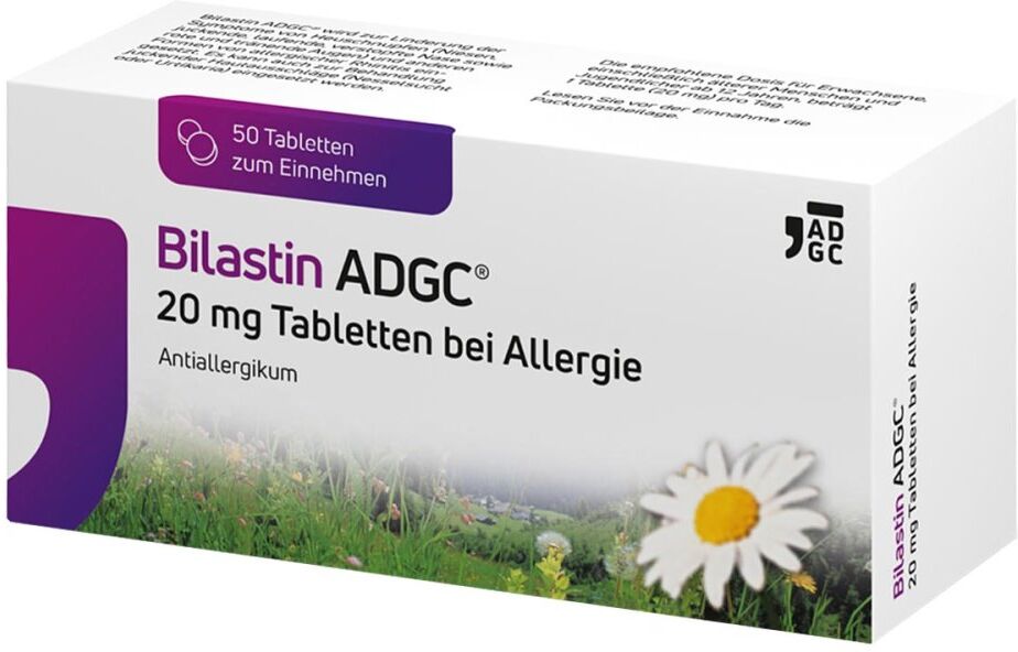 Bilastin ADGC 20 mg Tabletten bei Allergie