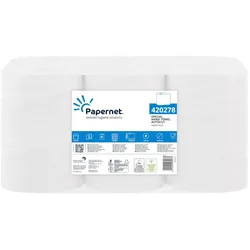 Selbstgeschnittene Handtuchrolle 145mx20cm 2Fls PAPERNET 6un