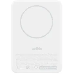 Belkin BoostCharge Schlanke, magnetische Powerbank 10K mit Qi2 weiß