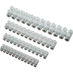 BKL Electronic 073400/10 Lüsterklemme flexibel: - starr: 4-4 mm² Polzahl: 12 10 St. Weiß