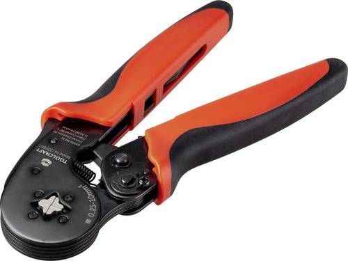 TOOLCRAFT TO-6851883 Crimpzange Aderendhülsen 0.25 bis 10mm²
