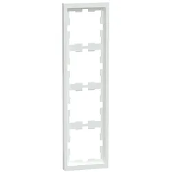 Merten MEG4040-6535 D-Life Rahmen, 4fach, Lotosweiß MEG40406535