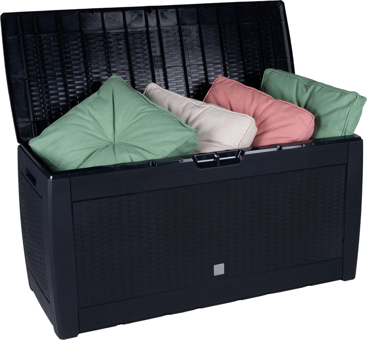 Lifetime Garden Opbergbox voor tuinmeubilair met wielen, 310L, Zwart, B/D/H: 119 x 48 x 60 cm