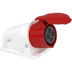 Schneider Electric PKY16W434 CEE Wandsteckdose Schneidklemmen, 16A, 3p+E, 380-415 V AC