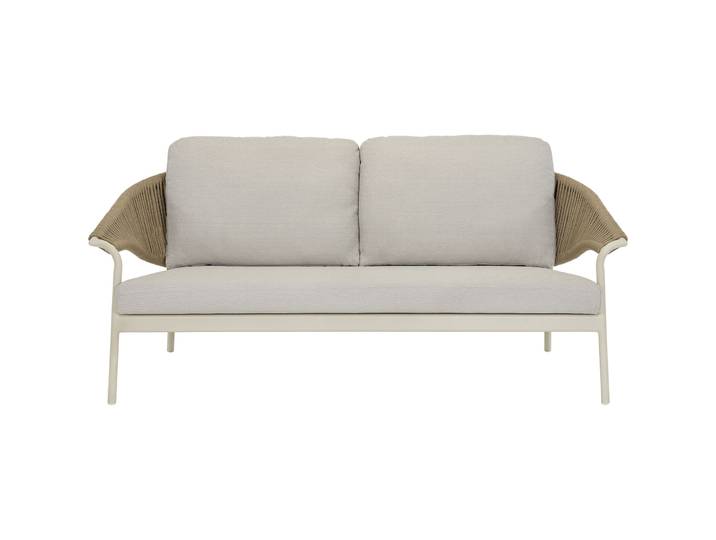 Gartenlounge Kalani beige Aluminium 2 B 180 T 81 cm - Gartenlounge - Wetterfeste Gartenmöbel & Accessoires