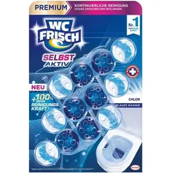 WC FRISCH WC-Duftspüler »Selbst Aktiv Chlor« 3x 50 g blau