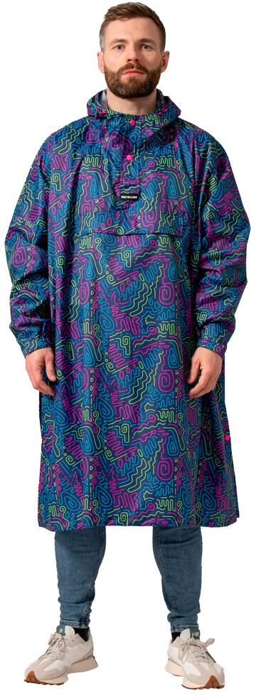 MAC IN A SAC  - Poncho Festival Neon Jazz - Poncho de pluie