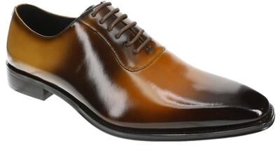 Stacy Adams Shaffer - Mens 8.5 Brown Oxford Shoes Medium