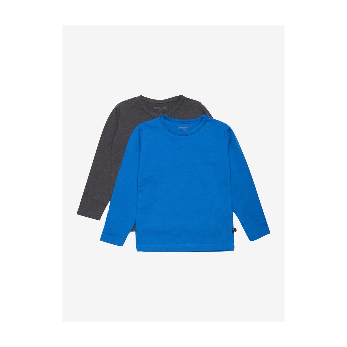Minymo Basic 34 -t-shirt LS (2-pack) directoire blue (751) 80 3934-751-80