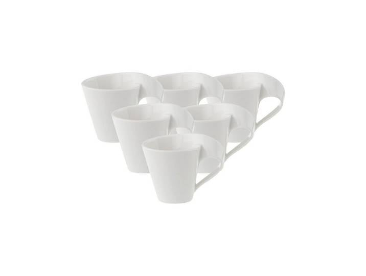Villeroy & Boch Espressotasse NewWave Mokka-/ Espressotasse 80 ml 6er Set, 6-tlg., Porzellan