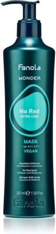 Fanola Wonder No Red Mask masque cheveux so zeleným pigmentom 350 ml