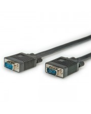 VALUE VGA-Kabel HD-15 VGA M bis M 20 m geformt Daumenschrauben Schwarz (11.99.5259)