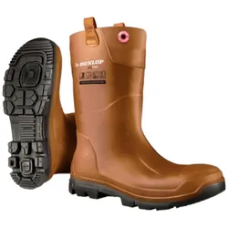 Coverguard - Gefüllte Sicherheitsstiefel aus braunem PU RIGAIR PRO FUR S5 #964B00 Größe 43