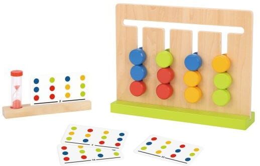 Tooky Toys Tooky Toy - Wooden Logic Game for Children Ages 6 and Older, Develops Sequencing and Spatial Reasoning Skills