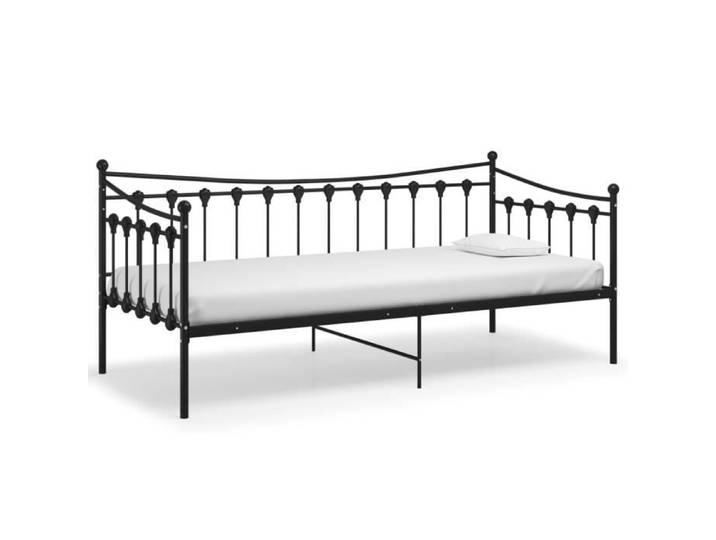 Canapé-lit - ESTINK - ER1680 - Noir - Métal - 90x200 cm