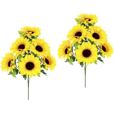 Blumenstrauß I.GE.A. "Sonnenblume", gelb, L:24cm, Schnittblumen, Seidenblumen