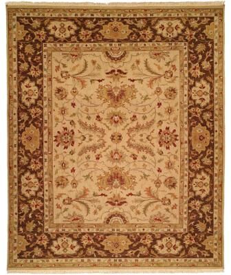 KALATY Traditional White Flatweave Wool Area Rug