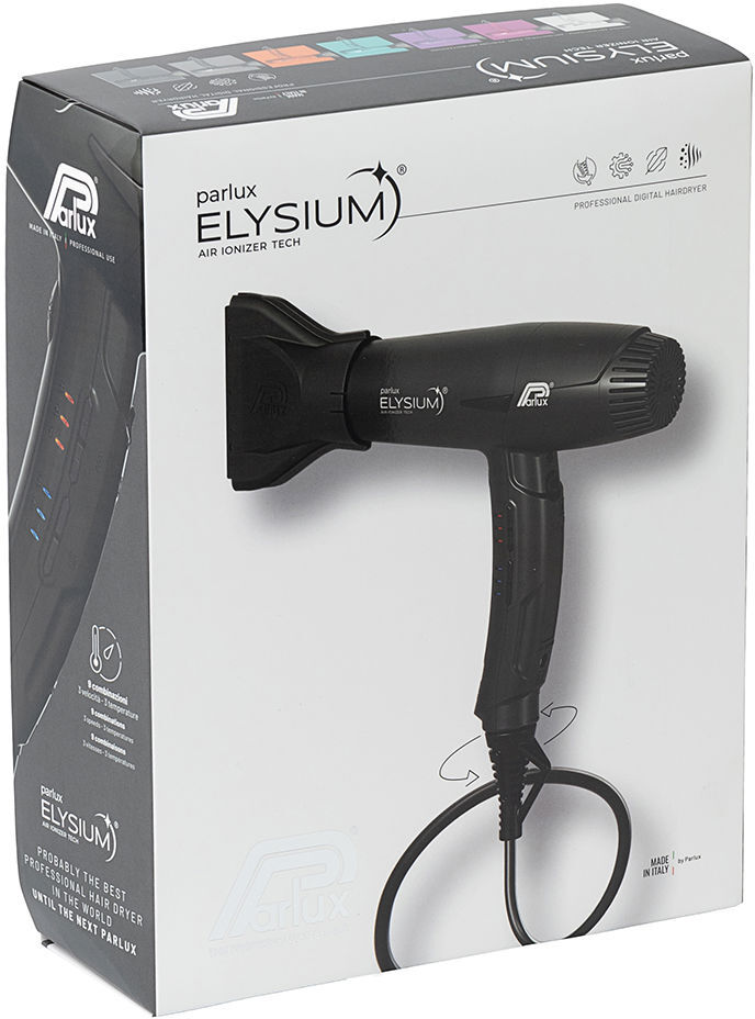 Secador de cabelo Parlux Elysium #Preto 1 unidade