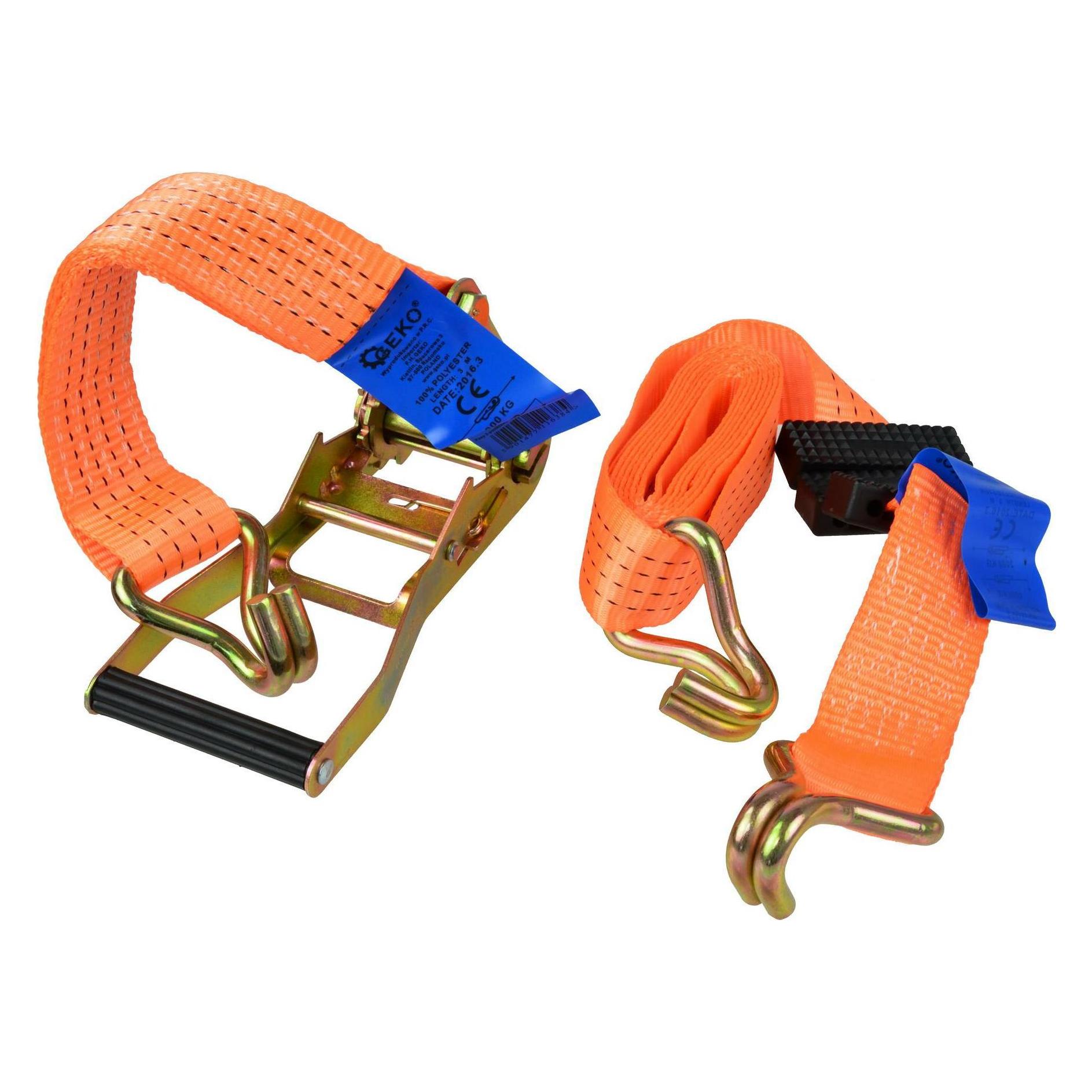 GEKO Gurt mit Haken und ERGO-Ratsche, 5t, 4m (G02352)