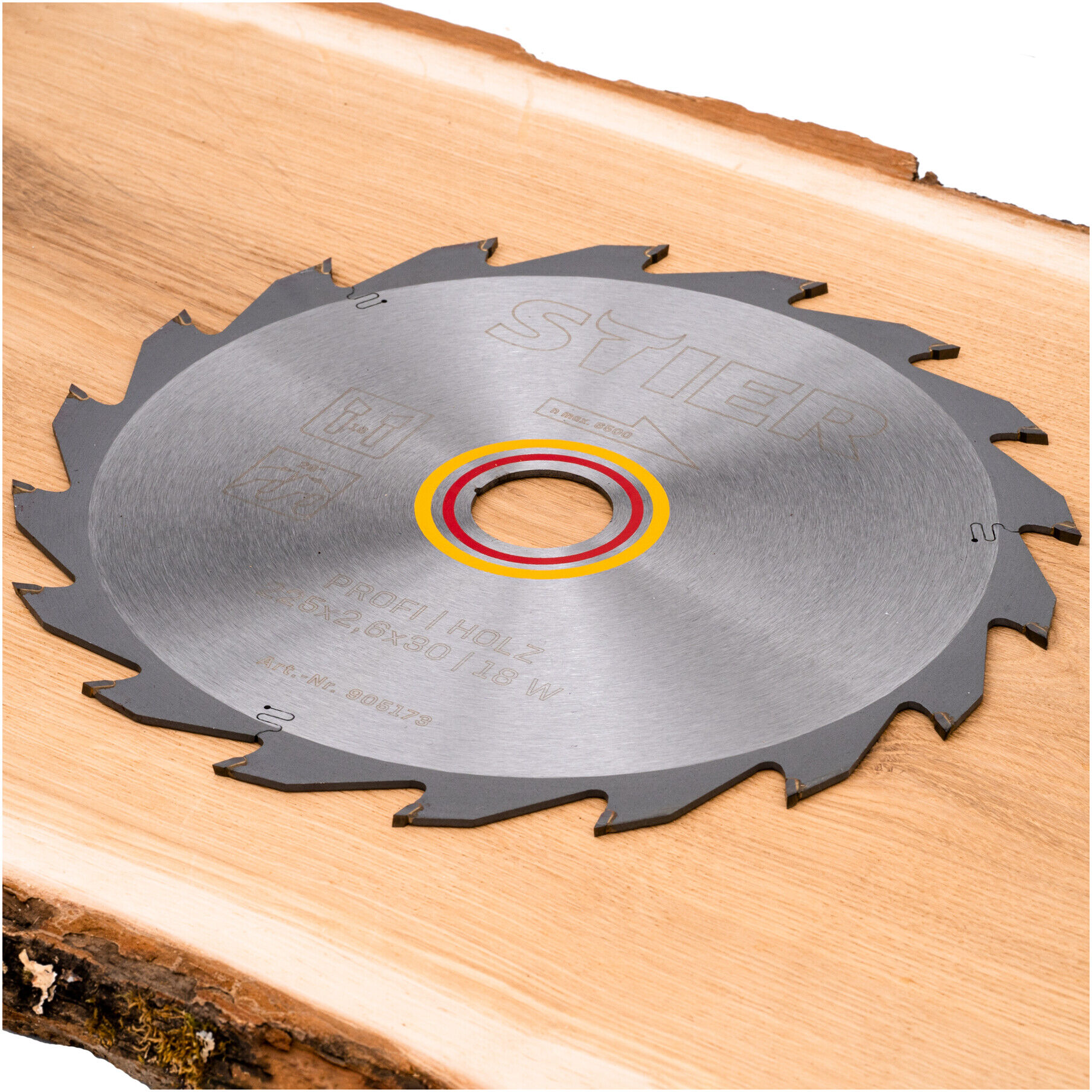 STIER Profi Kreissägeblatt Holz 225x2,6x30 18W 28° Spanwinkel (905173)
