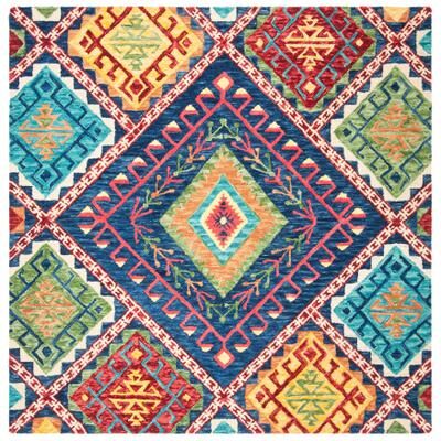 SAFAVIEH Handmade Aspen Kira Boho Tribal Wool Rug