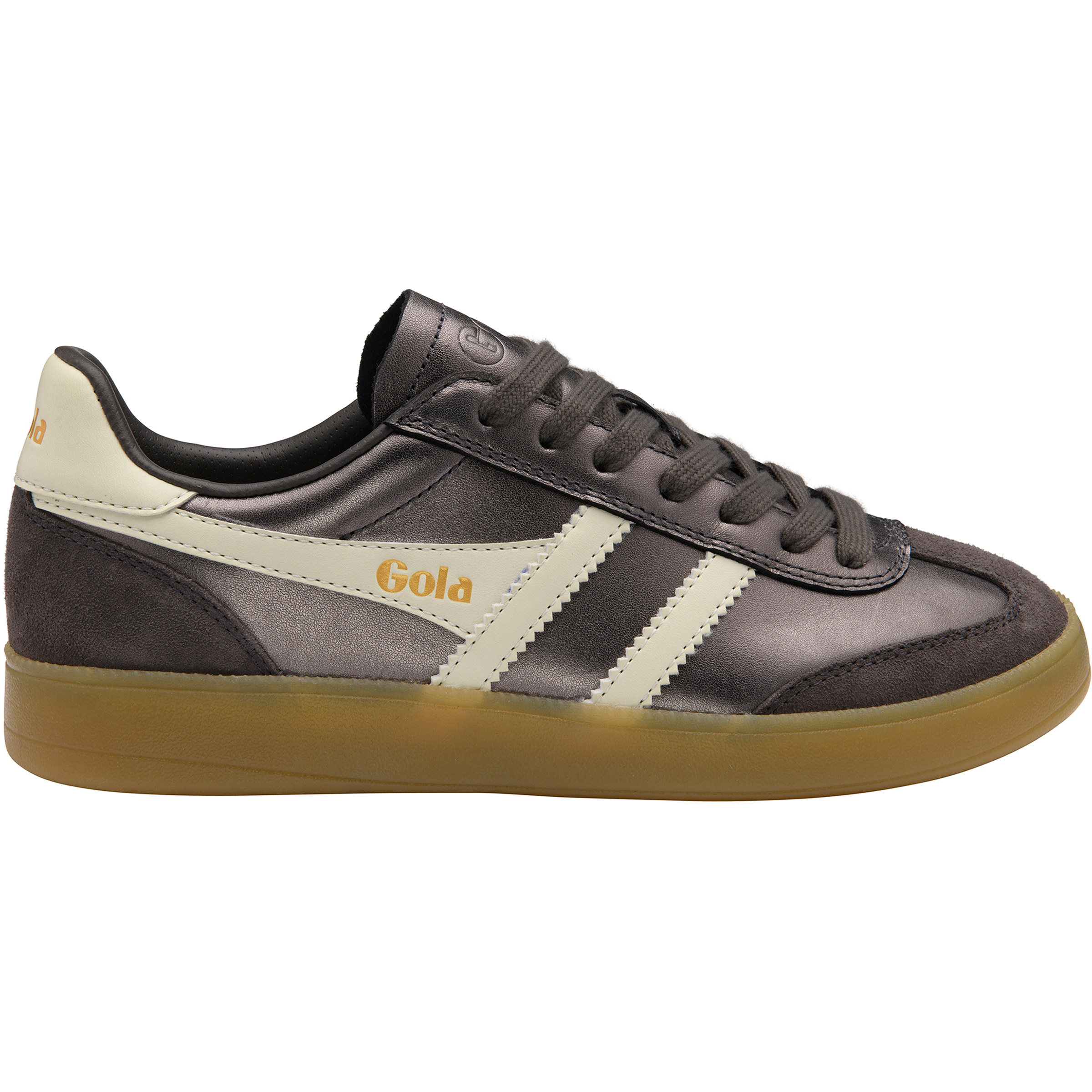 Gola Viper Metallic Damen Freizeitschuhe pewter-off white-gum Größe 36 Lifestyle