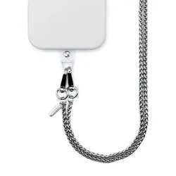 Crong Phone Crossbody - Kordel für das Handy (silber článek)