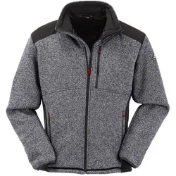 MAUL Herren Unterjacke Strickfleecejacke+Megaliner Br, Größe 64 in Grau Grau