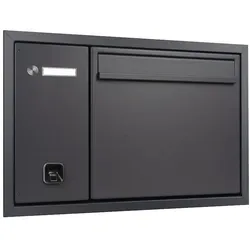 ekey HELLO-Briefkasten Unterputz und ekey sLine Fingerprint