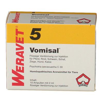 Vomisal 5 Ampullen vet. 10x2 ml