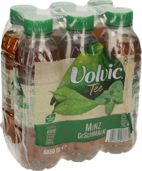 Volvic Gruentee Pfefferminz 500ml - 6 x 0.5 L