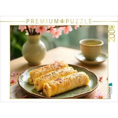 CALVENDO Puzzle Tamagoyaki - Japanische Perfektion | 2000 Teile Lege-Größe 90x67cm Foto-Puzzle für glückliche Stunden