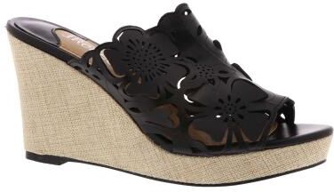 J. Renee Lashan - Womens 8.5 Black Sandal Medium